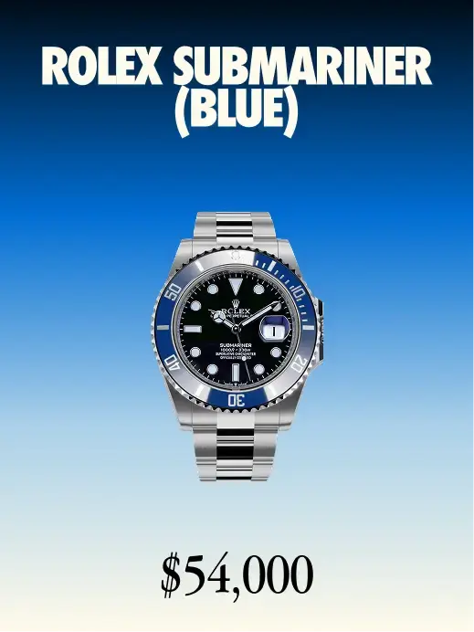 Rolex Submariner (Blue) — $54,000