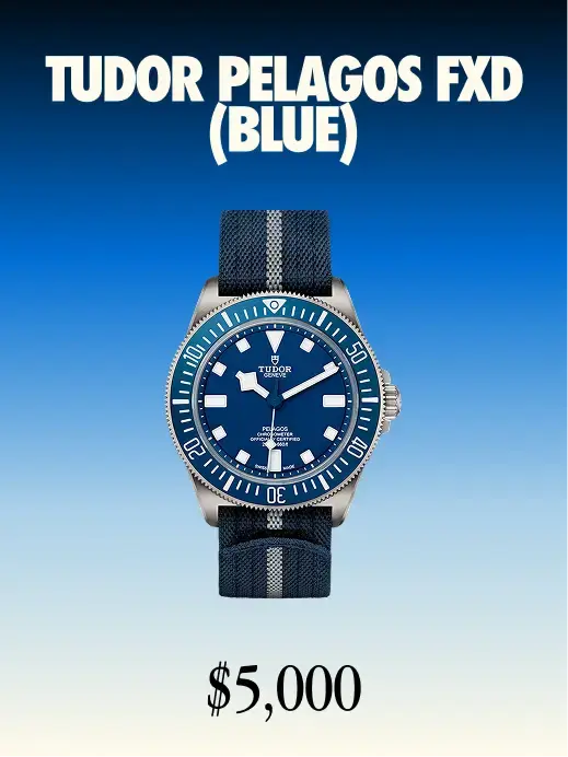 Tudor Pelagos FXD (Blue) — $5,000